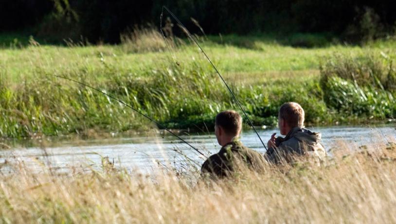 Lystfiskere ved Susåen