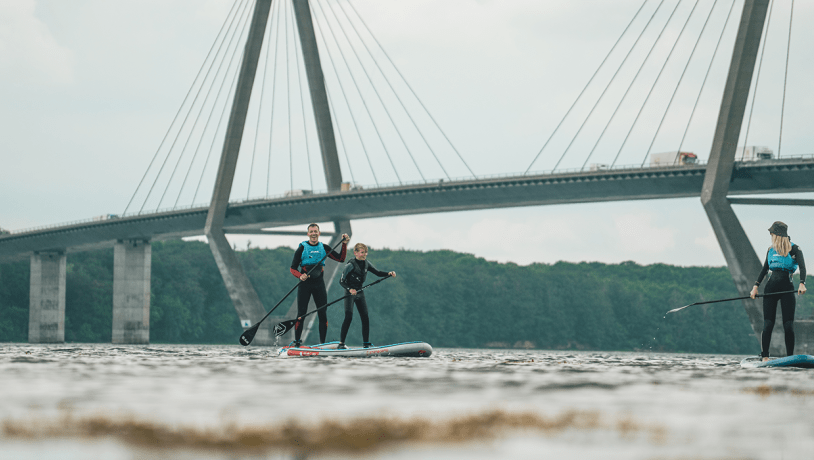 Stand up paddle ved Farø