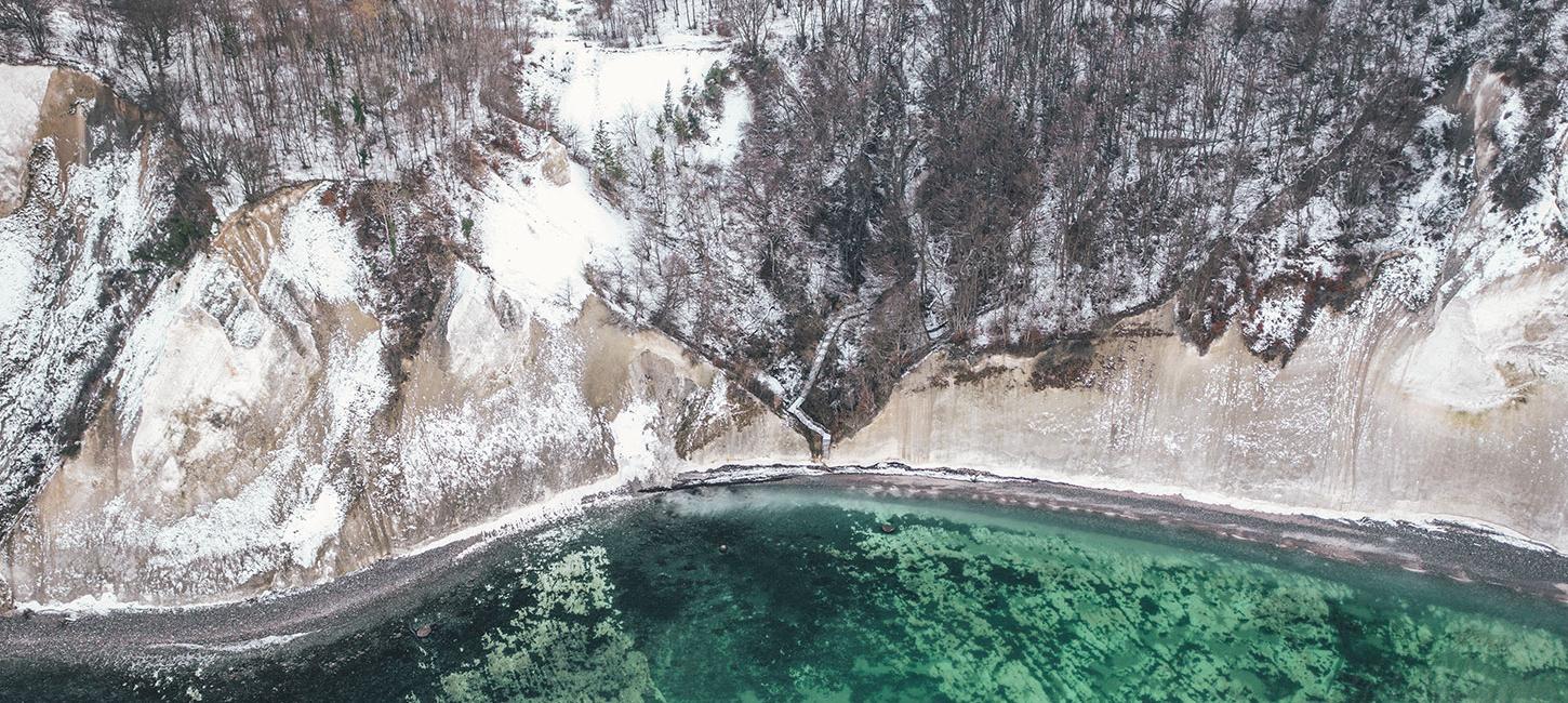 Møns Klint vinter