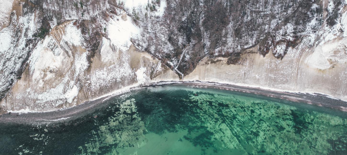 Møns klint vinter