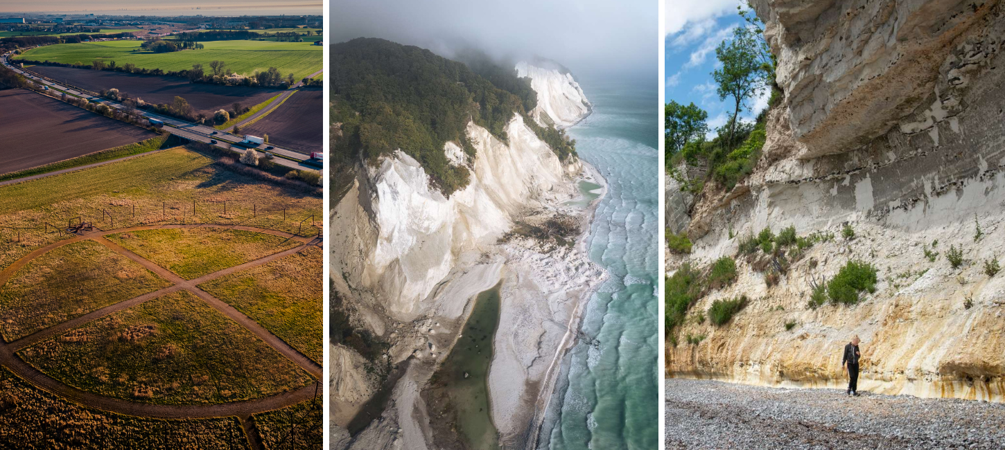 Ringborg, Møns Klint, Stevns Klint