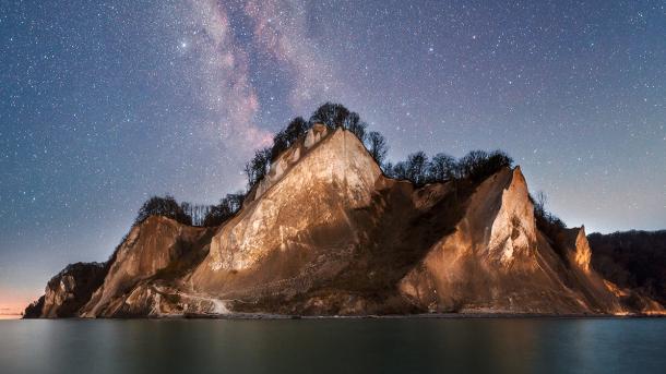 Dark sky - møns klint