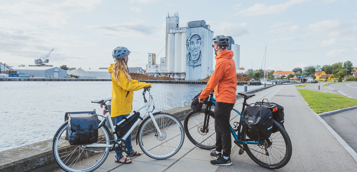 Cykler Næstved havn 