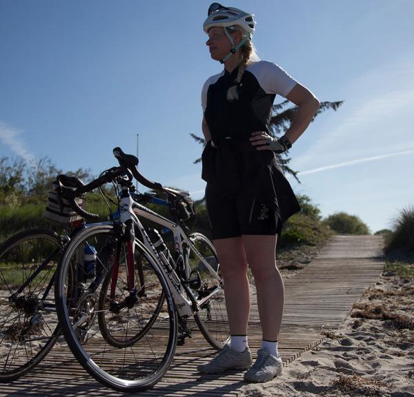 Cykler ved Svinø Strand
