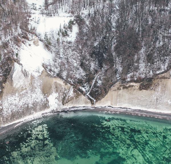 Møns Klint vinter