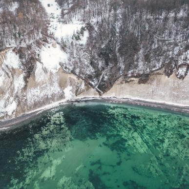 Møns klint vinter