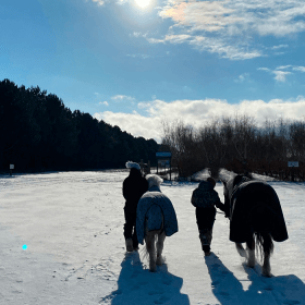 Ridetur på Feddet