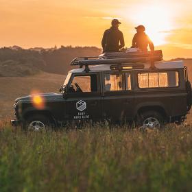Land rover på Møn