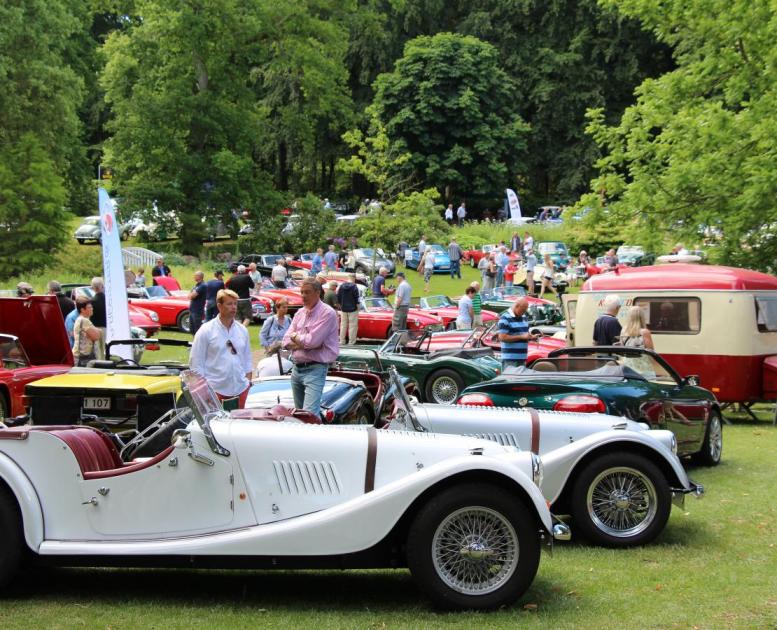 Veteranbiler på Gavnø Slot