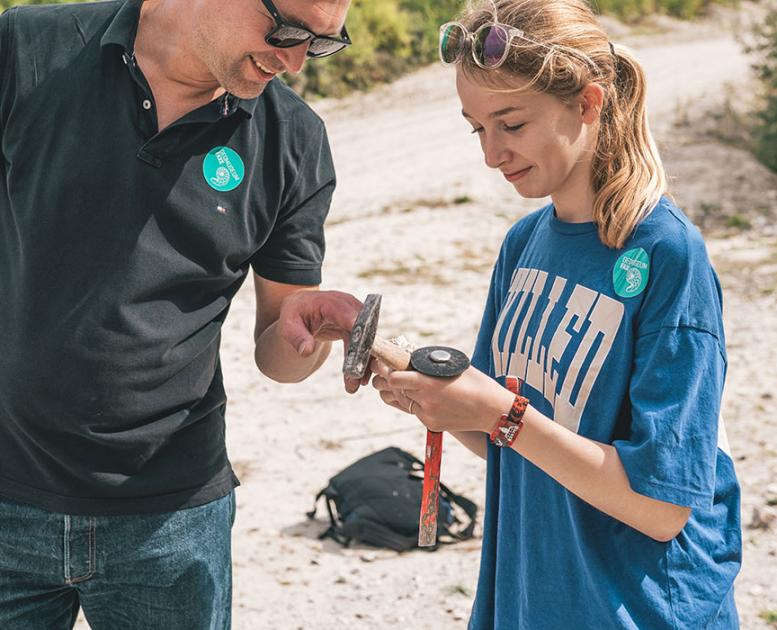 Fossiljagt Faxe Kalkbrud