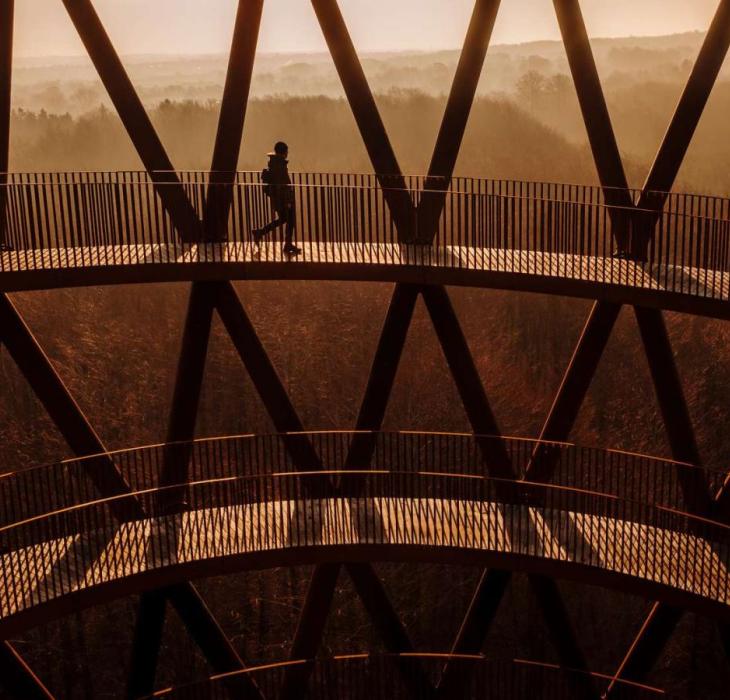 Skovtårnet vinter udsigt