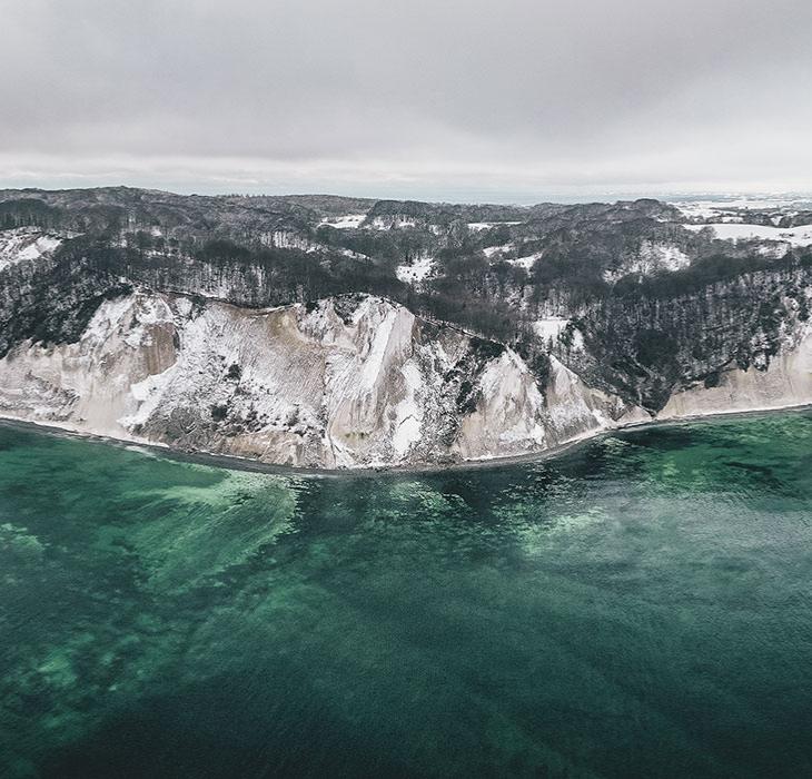 Møns Klint vinter