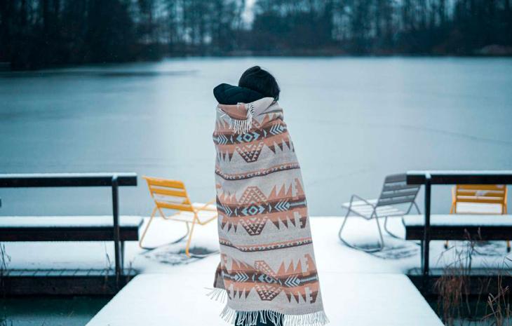 Vinter på Møn